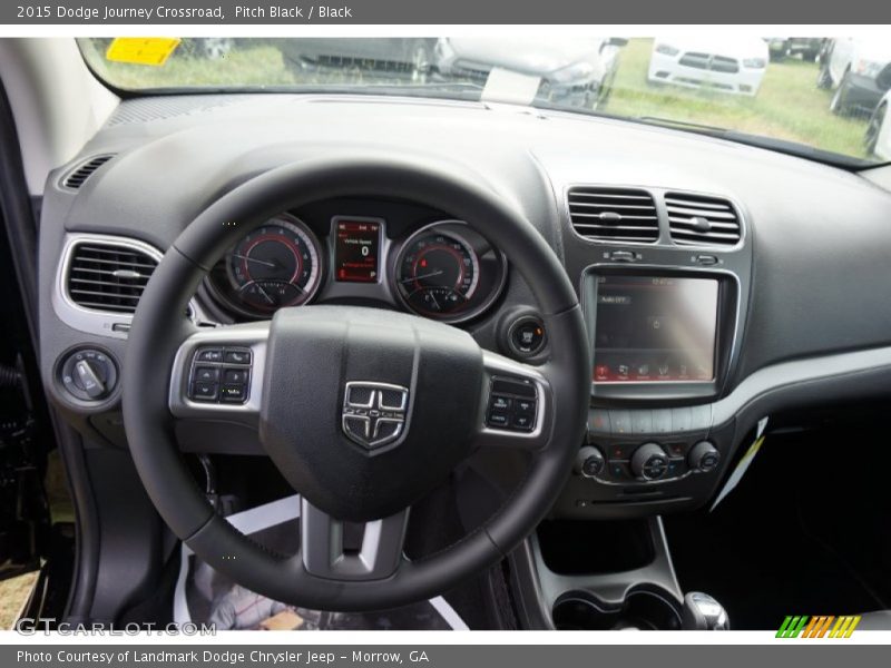 Pitch Black / Black 2015 Dodge Journey Crossroad