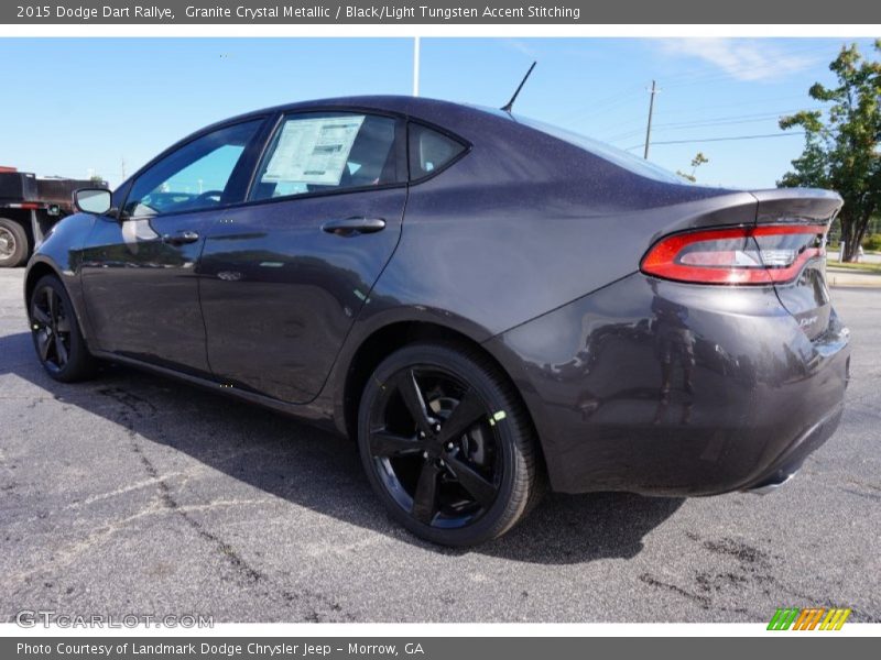 Granite Crystal Metallic / Black/Light Tungsten Accent Stitching 2015 Dodge Dart Rallye