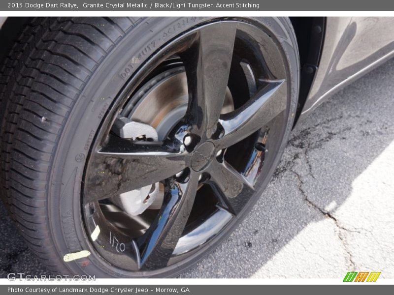 Granite Crystal Metallic / Black/Light Tungsten Accent Stitching 2015 Dodge Dart Rallye