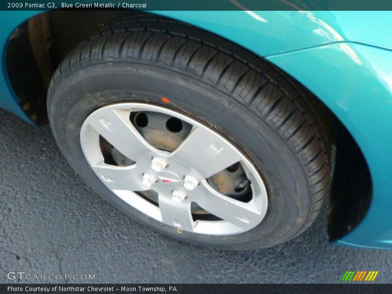 Blue Green Metallic / Charcoal 2009 Pontiac G3