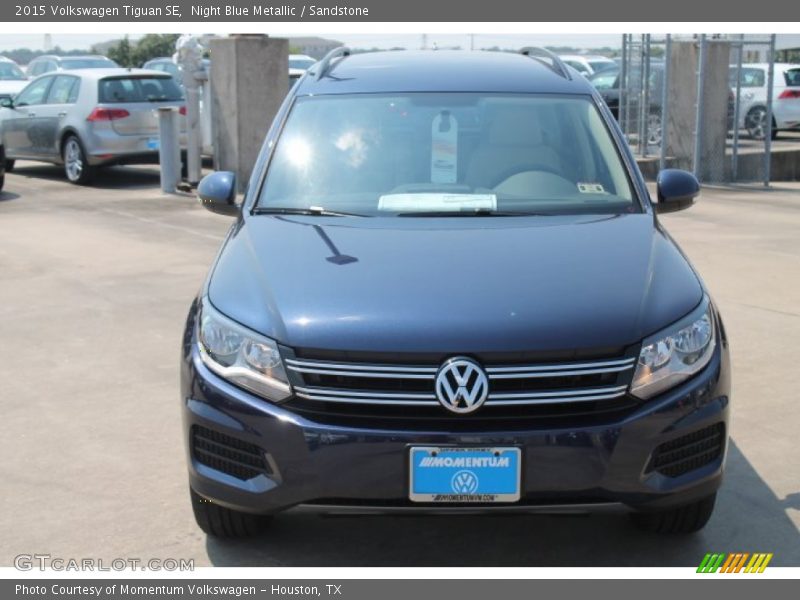 Night Blue Metallic / Sandstone 2015 Volkswagen Tiguan SE