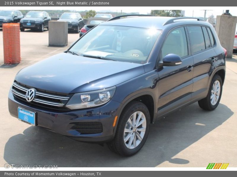 Night Blue Metallic / Sandstone 2015 Volkswagen Tiguan SE