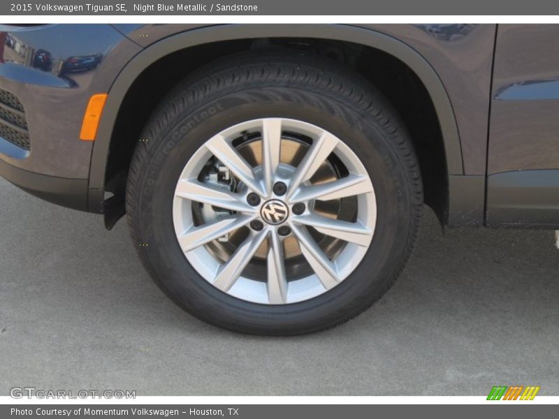 Night Blue Metallic / Sandstone 2015 Volkswagen Tiguan SE