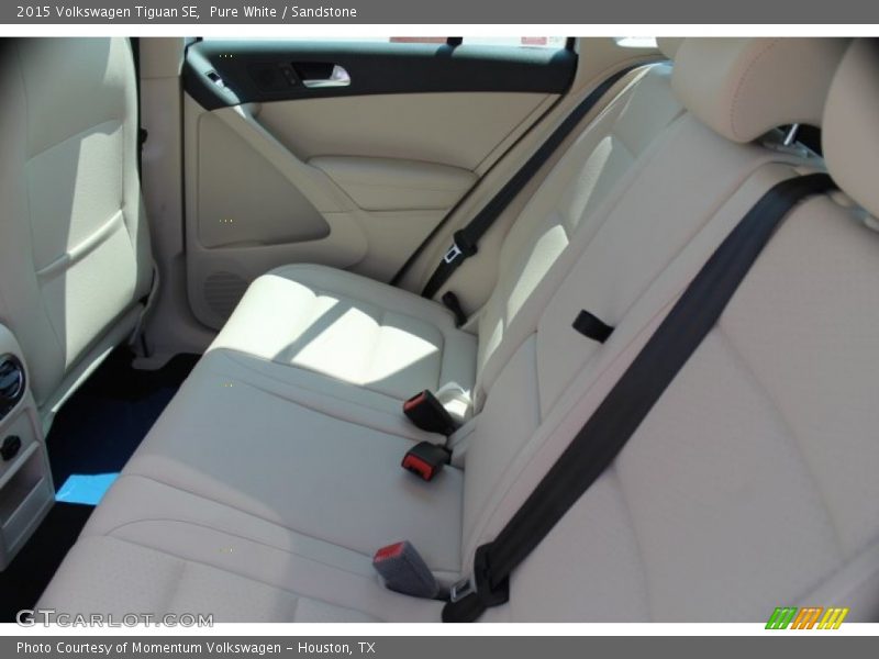 Pure White / Sandstone 2015 Volkswagen Tiguan SE