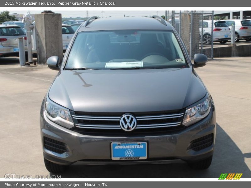 Pepper Gray Metallic / Charcoal 2015 Volkswagen Tiguan S