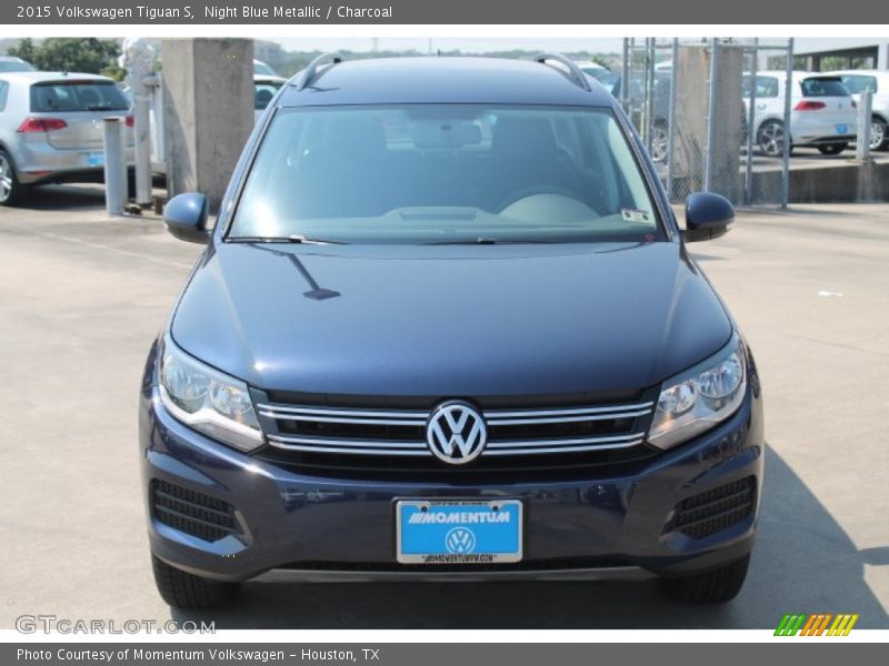 Night Blue Metallic / Charcoal 2015 Volkswagen Tiguan S