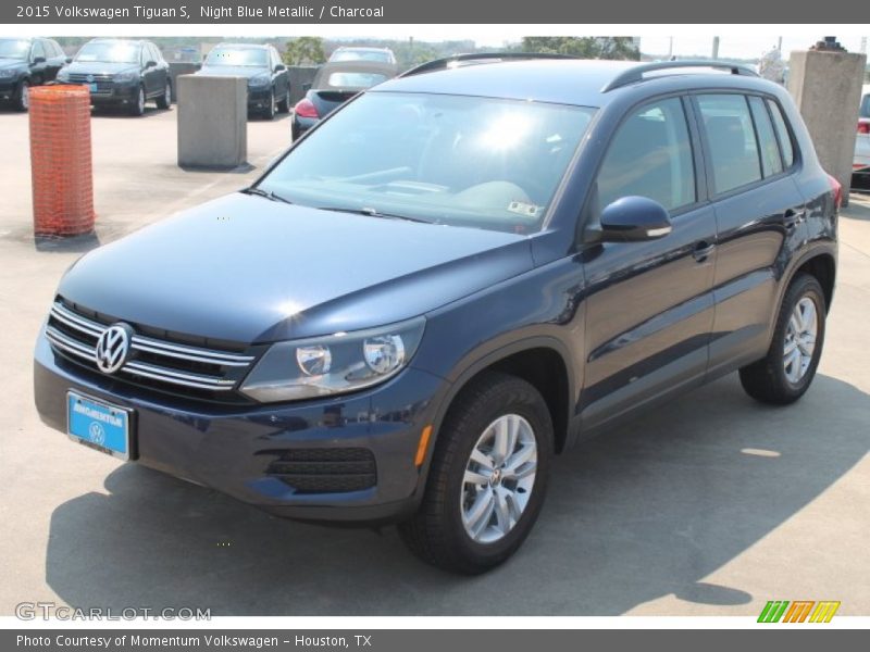 Night Blue Metallic / Charcoal 2015 Volkswagen Tiguan S