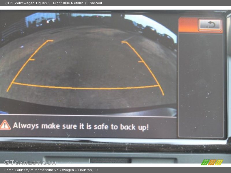 Night Blue Metallic / Charcoal 2015 Volkswagen Tiguan S