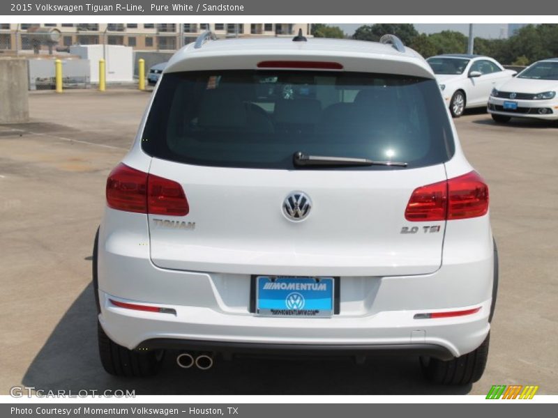 Pure White / Sandstone 2015 Volkswagen Tiguan R-Line