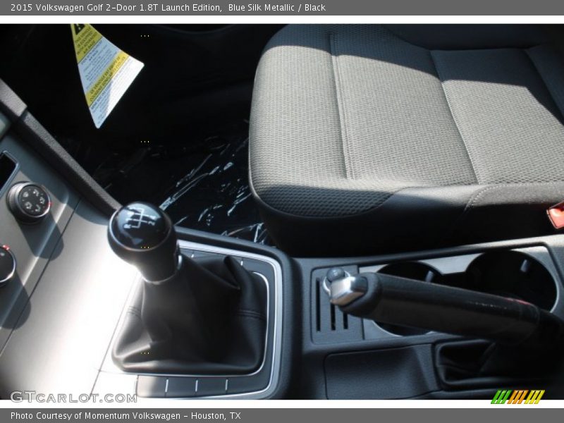 Blue Silk Metallic / Black 2015 Volkswagen Golf 2-Door 1.8T Launch Edition