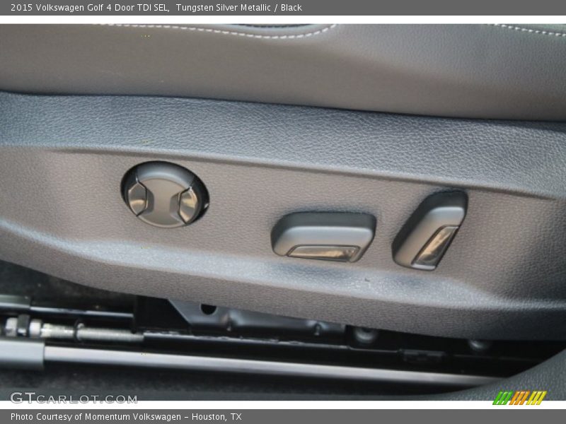 Tungsten Silver Metallic / Black 2015 Volkswagen Golf 4 Door TDI SEL