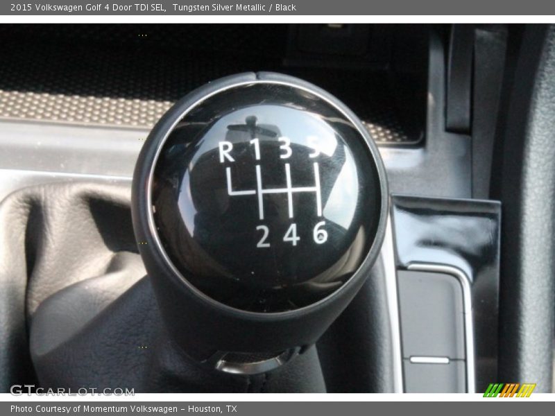Tungsten Silver Metallic / Black 2015 Volkswagen Golf 4 Door TDI SEL