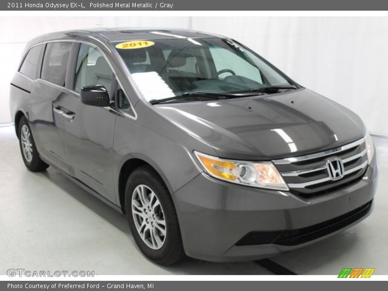 Polished Metal Metallic / Gray 2011 Honda Odyssey EX-L