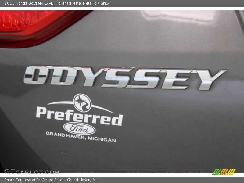 Polished Metal Metallic / Gray 2011 Honda Odyssey EX-L