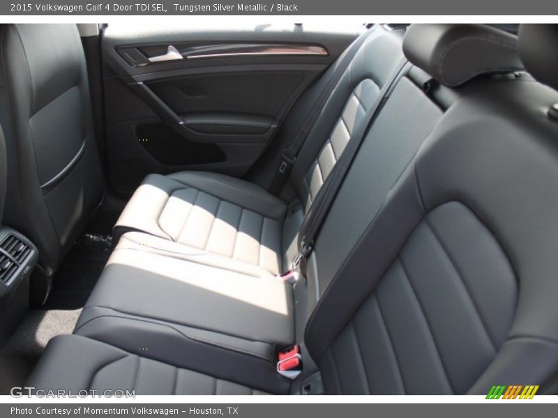 Tungsten Silver Metallic / Black 2015 Volkswagen Golf 4 Door TDI SEL