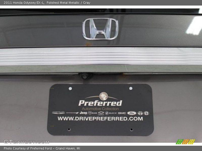 Polished Metal Metallic / Gray 2011 Honda Odyssey EX-L