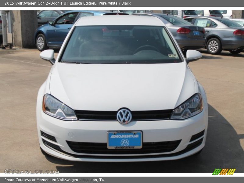 Pure White / Black 2015 Volkswagen Golf 2-Door 1.8T Launch Edition