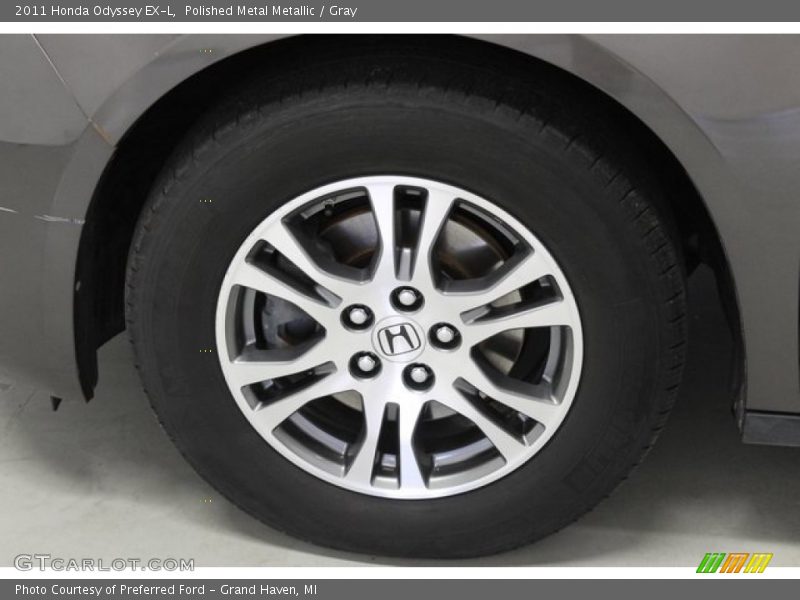 Polished Metal Metallic / Gray 2011 Honda Odyssey EX-L