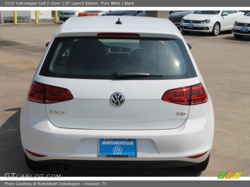 Pure White / Black 2015 Volkswagen Golf 2-Door 1.8T Launch Edition