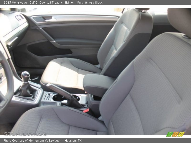 Pure White / Black 2015 Volkswagen Golf 2-Door 1.8T Launch Edition