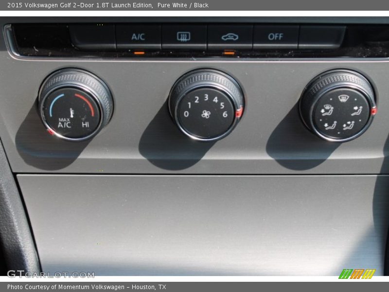 Pure White / Black 2015 Volkswagen Golf 2-Door 1.8T Launch Edition