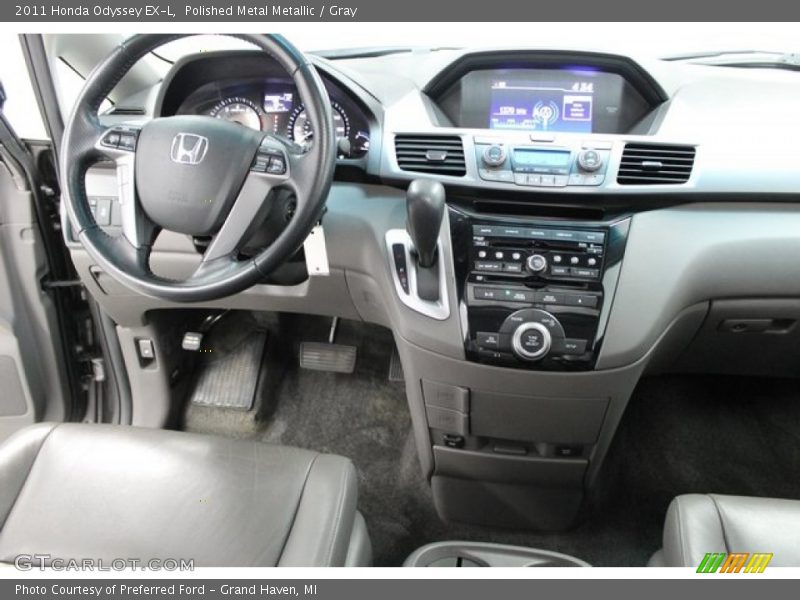 Polished Metal Metallic / Gray 2011 Honda Odyssey EX-L