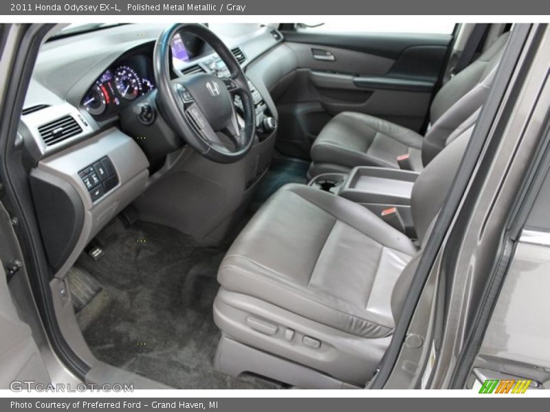 Polished Metal Metallic / Gray 2011 Honda Odyssey EX-L