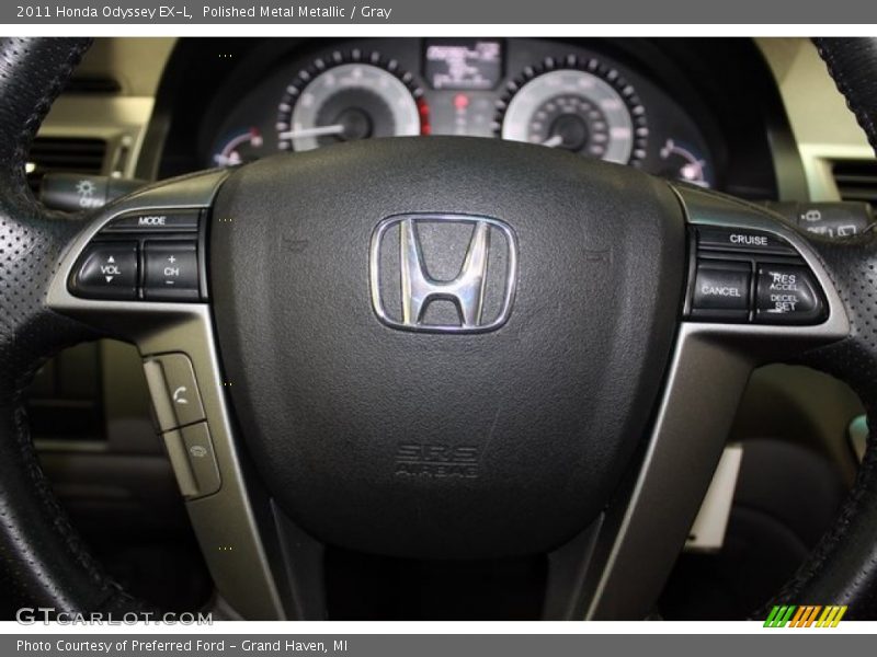 Polished Metal Metallic / Gray 2011 Honda Odyssey EX-L