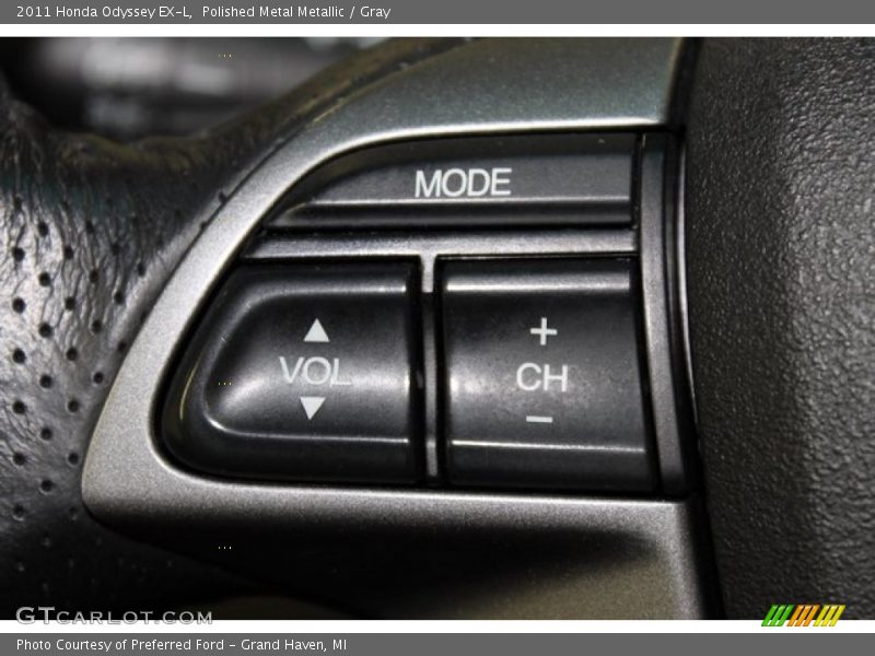 Polished Metal Metallic / Gray 2011 Honda Odyssey EX-L
