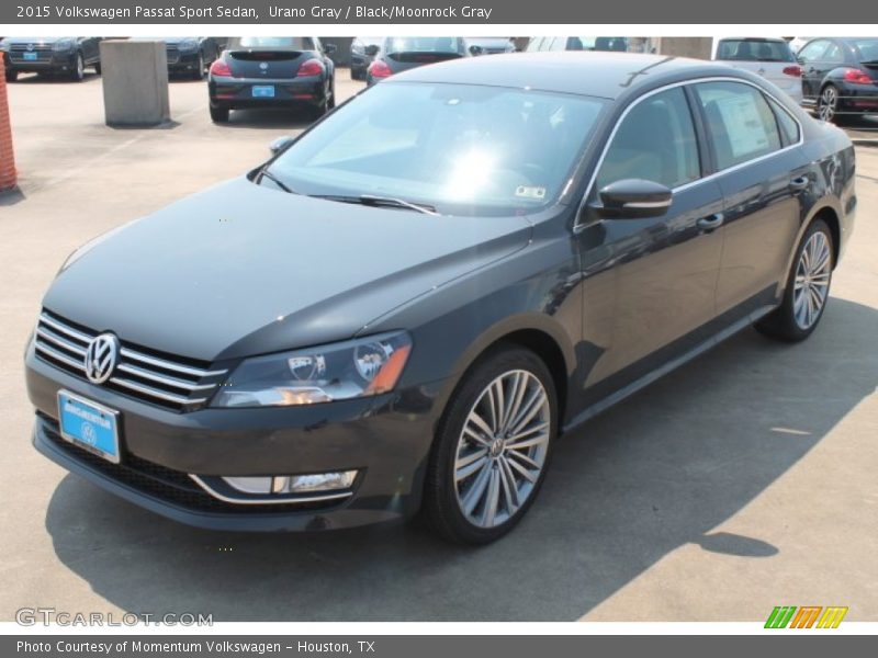 Urano Gray / Black/Moonrock Gray 2015 Volkswagen Passat Sport Sedan