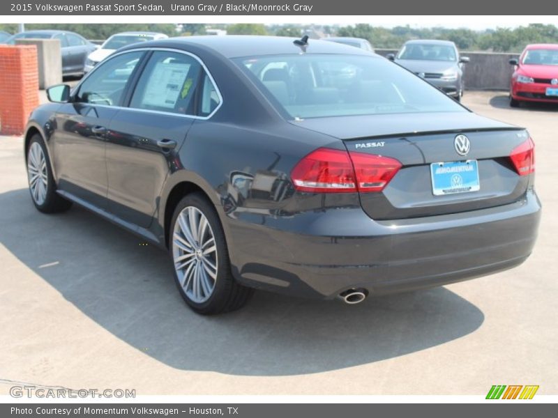 Urano Gray / Black/Moonrock Gray 2015 Volkswagen Passat Sport Sedan