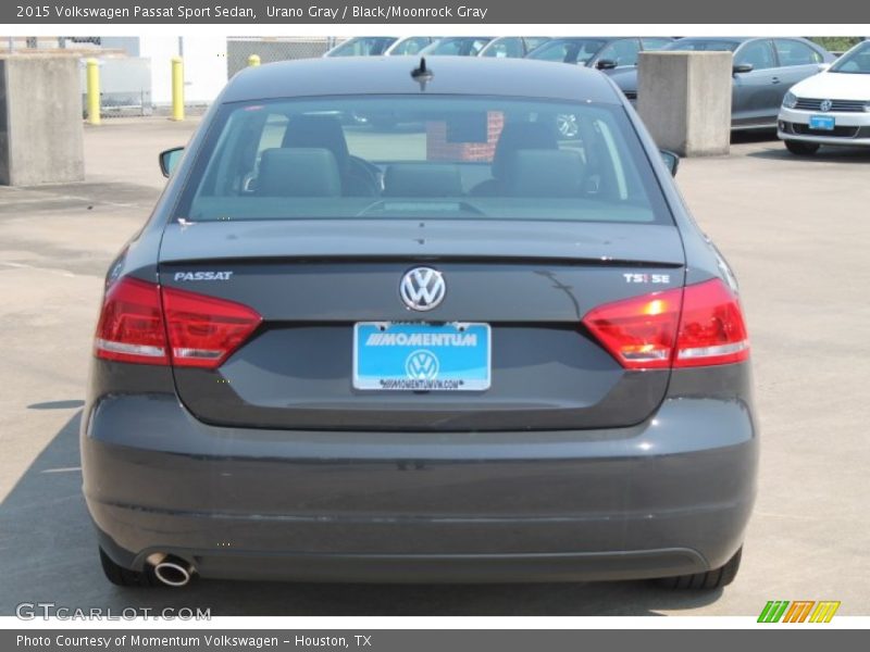 Urano Gray / Black/Moonrock Gray 2015 Volkswagen Passat Sport Sedan