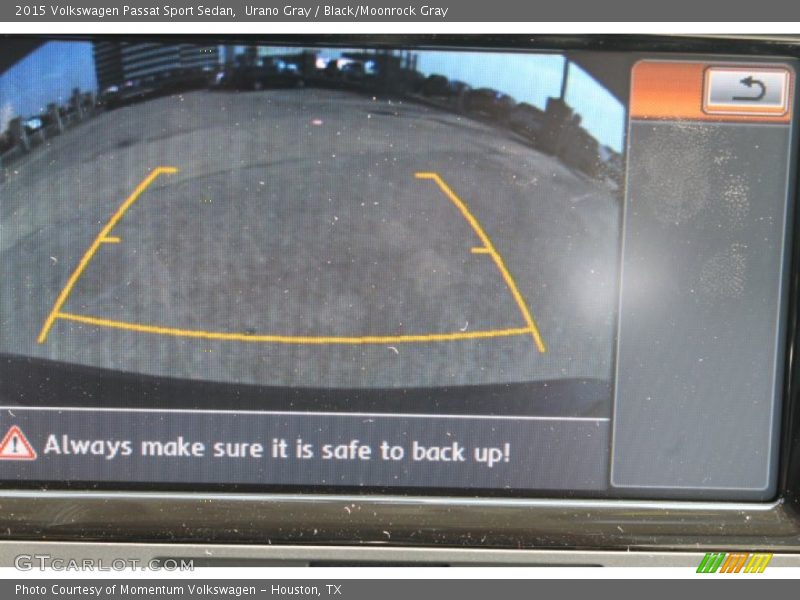 Urano Gray / Black/Moonrock Gray 2015 Volkswagen Passat Sport Sedan