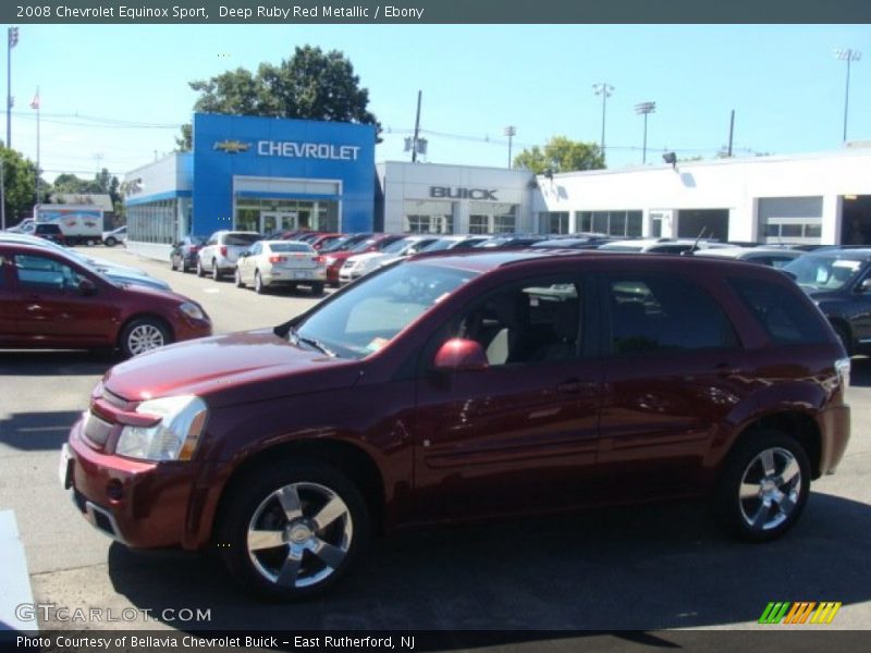 Deep Ruby Red Metallic / Ebony 2008 Chevrolet Equinox Sport