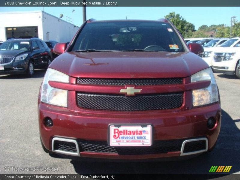 Deep Ruby Red Metallic / Ebony 2008 Chevrolet Equinox Sport