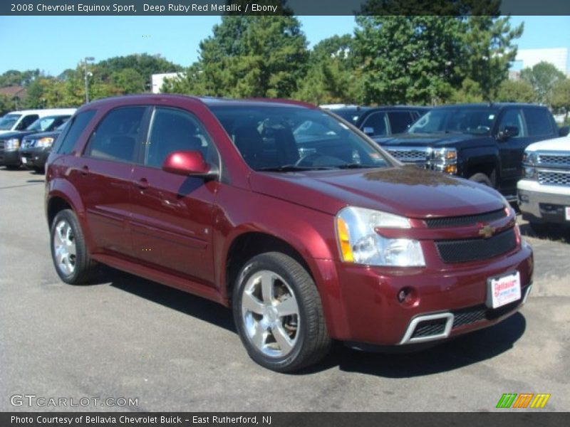 Deep Ruby Red Metallic / Ebony 2008 Chevrolet Equinox Sport