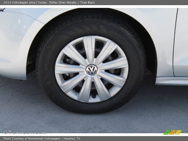 Reflex Silver Metallic / Titan Black 2014 Volkswagen Jetta S Sedan