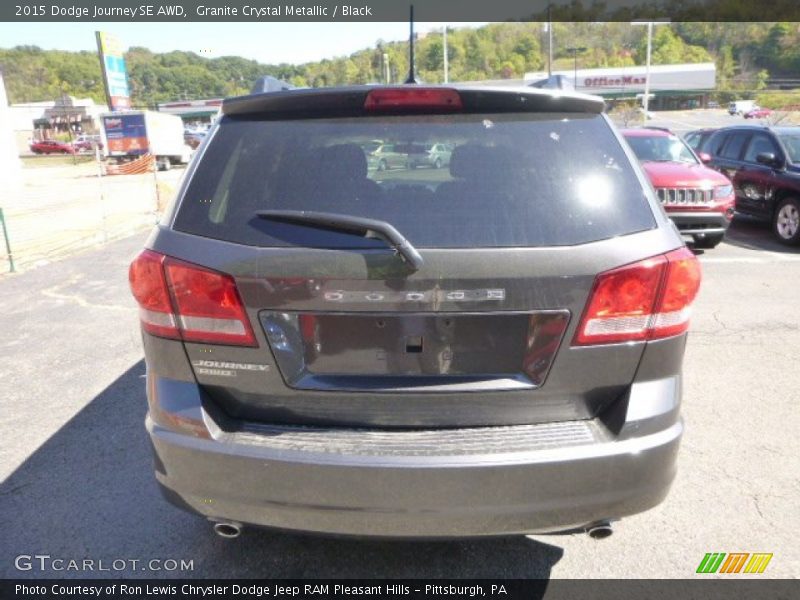 Granite Crystal Metallic / Black 2015 Dodge Journey SE AWD