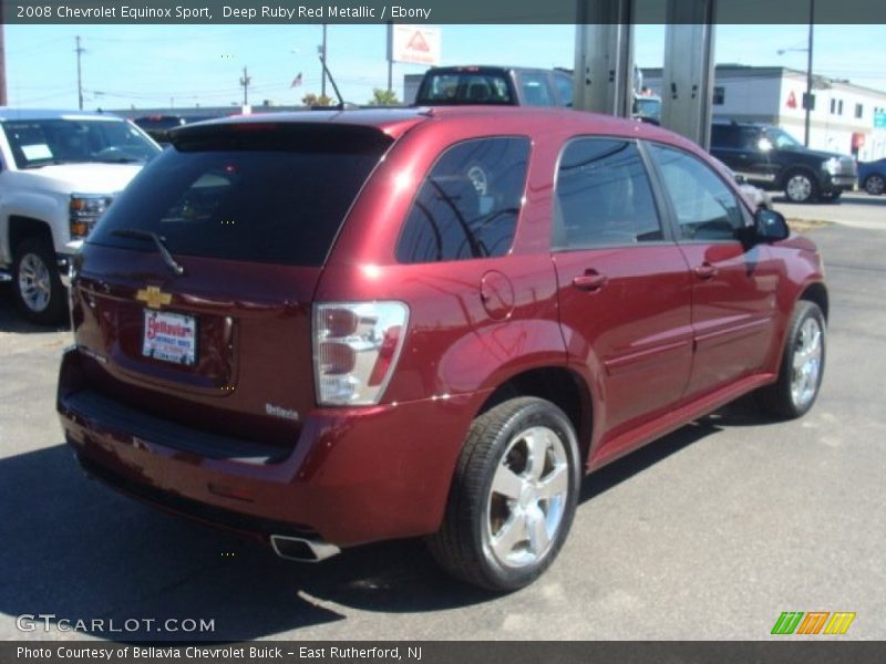 Deep Ruby Red Metallic / Ebony 2008 Chevrolet Equinox Sport