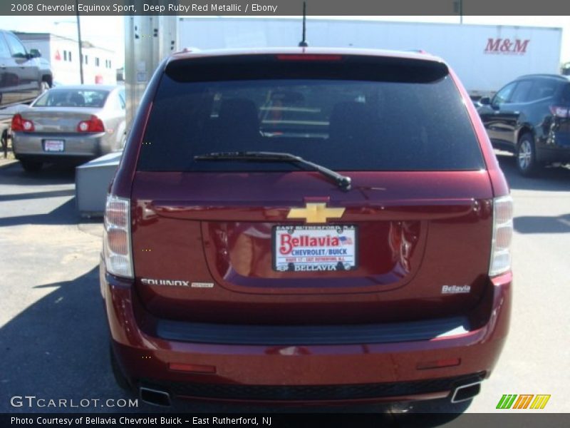 Deep Ruby Red Metallic / Ebony 2008 Chevrolet Equinox Sport