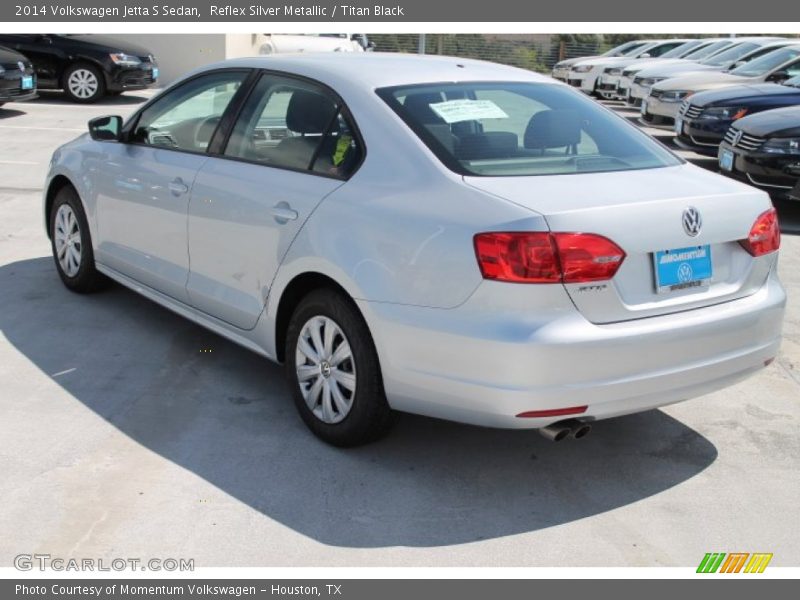 Reflex Silver Metallic / Titan Black 2014 Volkswagen Jetta S Sedan