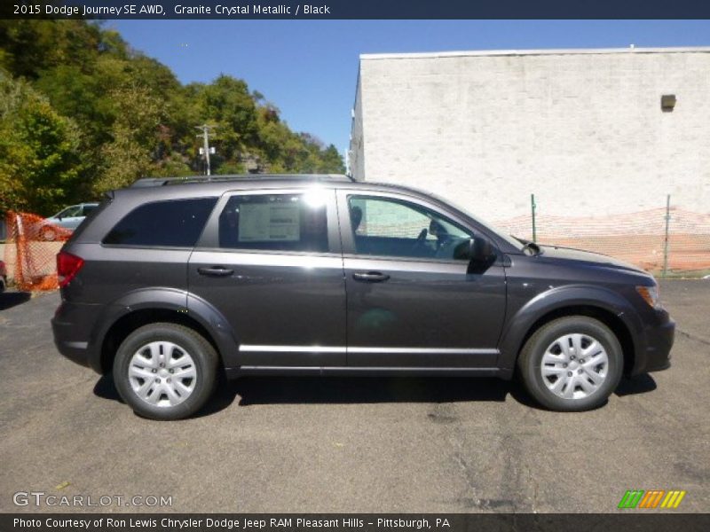 Granite Crystal Metallic / Black 2015 Dodge Journey SE AWD