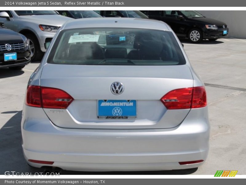 Reflex Silver Metallic / Titan Black 2014 Volkswagen Jetta S Sedan