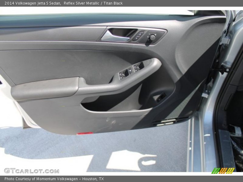 Reflex Silver Metallic / Titan Black 2014 Volkswagen Jetta S Sedan