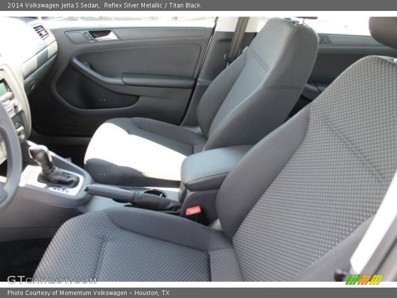 Reflex Silver Metallic / Titan Black 2014 Volkswagen Jetta S Sedan