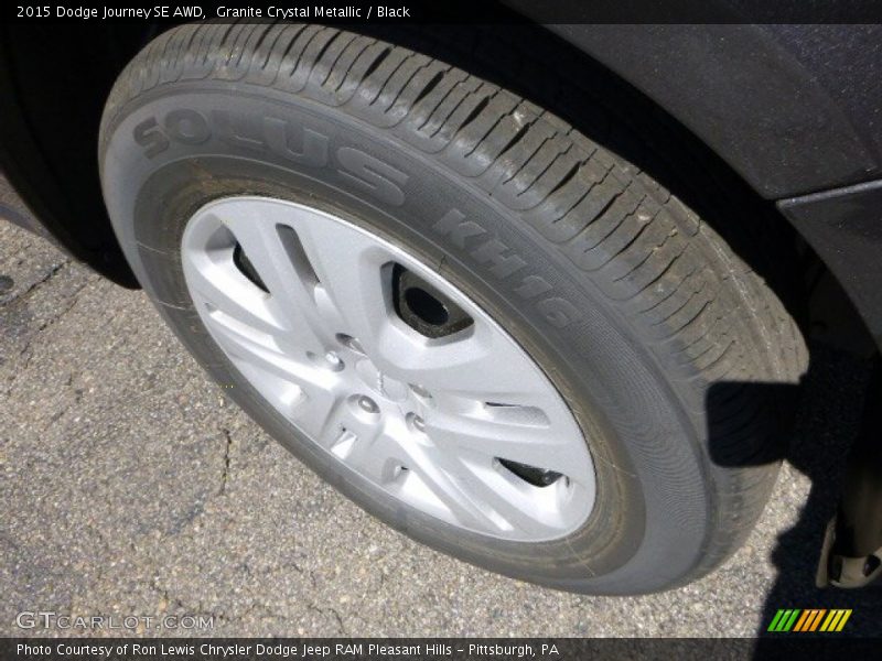 Granite Crystal Metallic / Black 2015 Dodge Journey SE AWD