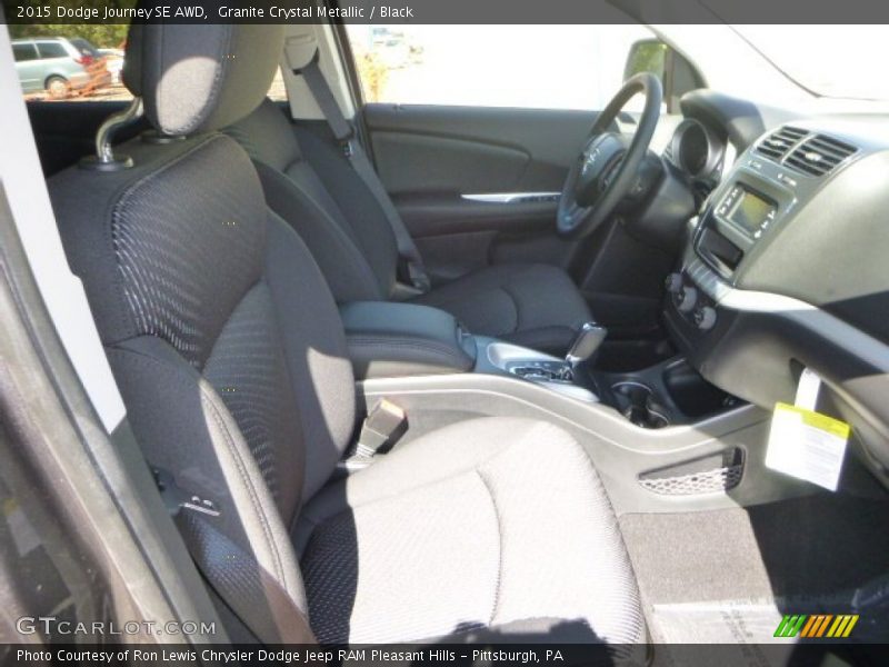 Granite Crystal Metallic / Black 2015 Dodge Journey SE AWD