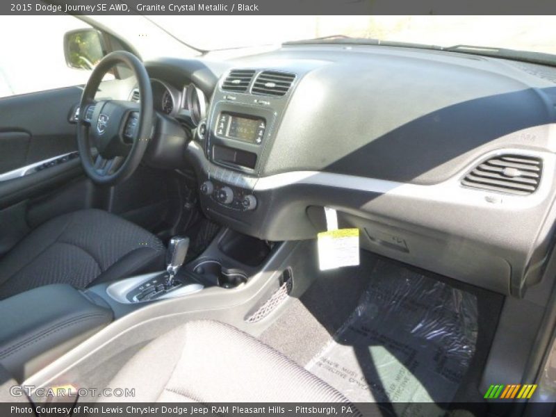 Granite Crystal Metallic / Black 2015 Dodge Journey SE AWD