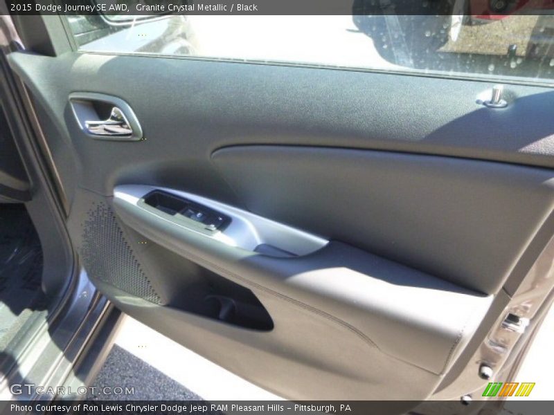 Granite Crystal Metallic / Black 2015 Dodge Journey SE AWD