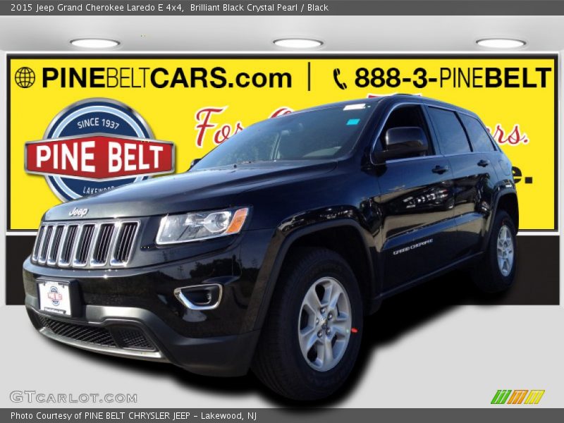 Brilliant Black Crystal Pearl / Black 2015 Jeep Grand Cherokee Laredo E 4x4